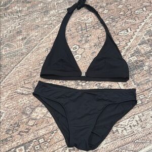 Calvin Klein Black Bikini Swimwear Timeless Design